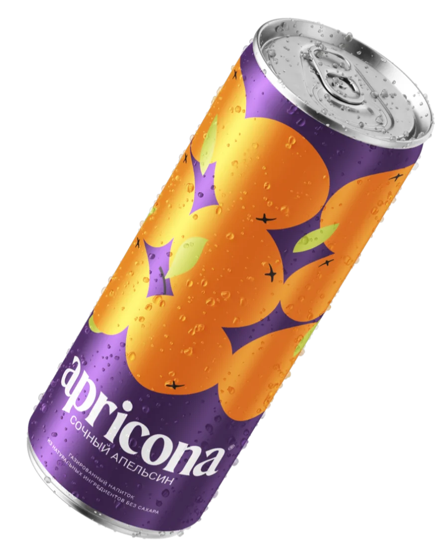 Лимонад Apricona «Сочный апельсин»